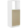 Szafka kuchenna dolna 60 cm słupek LARA 60 DKPL 162 1F Cappucino połysk