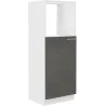 Szafka kuchenna dolna 60 cm słupek LARA 60 DKPL 162 1F GRWH grafit połysk