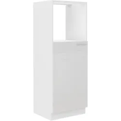 Szafka kuchenna dolna 60 cm słupek LARA 60 DKPL 162 1F biała połysk