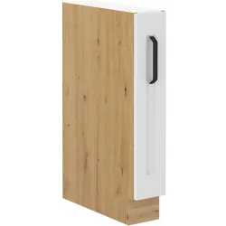 Szafka kuchenna dolna 15 cm biała LUNA 15D BB Cargo WHAR