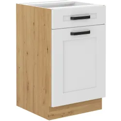 Szafka kuchenna dolna 50 cm LUNA 50D 1F1S BB Cargo WHAR biała mat