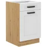 Szafka kuchenna dolna 50 cm LUNA 50D 1F1S BB Cargo WHAR biała mat