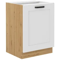 Szafka kuchenna dolna 60 cm LUNA 60D 1F BB WHAR biała mat