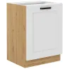 Szafka kuchenna dolna 60 cm LUNA 60D 1F BB WHAR biała mat