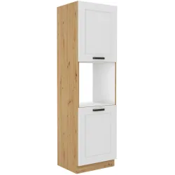 Szafka kuchenna dolna na piekarnik 60 cm słupek LUNA 60DP 210 2F WHAR mat