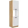 Szafka kuchenna dolna na piekarnik 60 cm słupek LUNA 60DP 210 2F WHAR mat