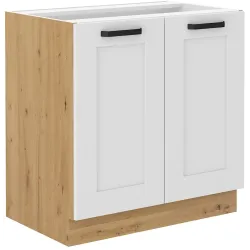Szafka kuchenna dolna LUNA 80D 2F BB WHAR mat