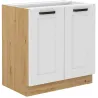 Szafka kuchenna dolna LUNA 80D 2F BB WHAR mat