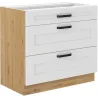 Szafka kuchenna dolna LUNA 80D 3S BB WHAR mat
