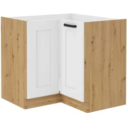 Szafka kuchenna dolna narożna LUNA 89x89DN 1F BB WHAR mat