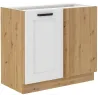 Szafka kuchenna dolna narożna dostawna 105 cm LUNA 105DN 1F BB WHAR mat