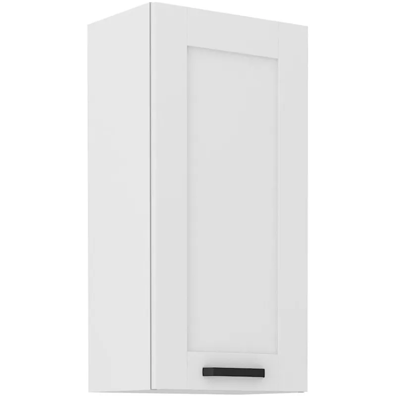 Szafka kuchenna górna 45 cm LUNA 45G 90 1F WHWH biała mat