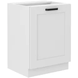 Szafka kuchenna dolna 60 cm LUNA 60D 1F BB WHWH biała mat