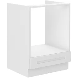 Szafka kuchenna dolna 60 cm pod piekarnik LUNA 60D GAZ BB WHWH mat