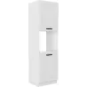 Szafka kuchenna dolna na piekarnik 60 cm słupek LUNA 60DP 210 2F WHWH mat
