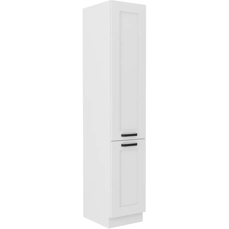 Szafka kuchenna dolna 40 cm słupek LUNA 40DK 210 2F WHWH mat