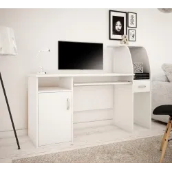 Biurko dziecięce Rysio 50x150 białe