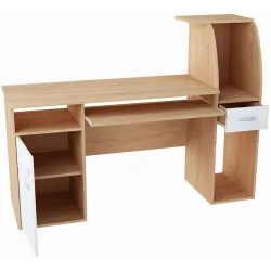 Biurko dziecięce Rysio 50x150 białe sonoma