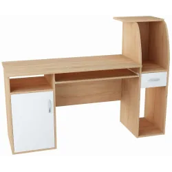 Biurko dziecięce Rysio 50x150 białe sonoma