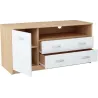 Nowoczesna Komoda RTV biała sonoma JULCIA 41x110cm