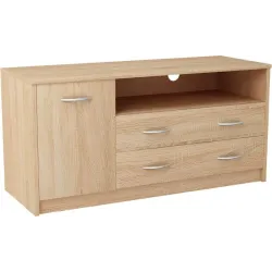 Nowoczesna Komoda RTV dąb sonoma JULCIA 41x110cm