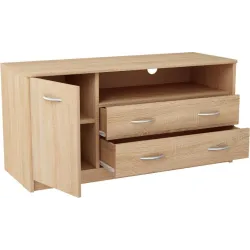 Nowoczesna Komoda RTV dąb sonoma JULCIA 41x110cm