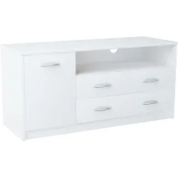 Nowoczesna Komoda RTV biała JULCIA 41x110cm