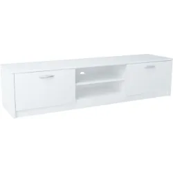 Nowoczesna Komoda RTV biała JULCIA 41x160cm