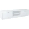 Nowoczesna Komoda RTV biała JULCIA 41x160cm