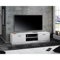 Nowoczesna Komoda RTV biała JULCIA 41x160cm