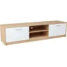 Nowoczesna Komoda RTV biała sonoma JULCIA 41x160cm