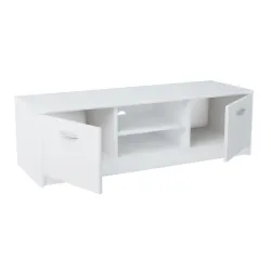 Nowoczesna Komoda RTV biała JULCIA 41x120cm