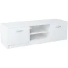 Nowoczesna Komoda RTV biała JULCIA 41x120cm