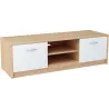 Nowoczesna Komoda RTV biała sonoma JULCIA 41x120cm