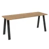 Stół masywny na metalowych nogach Kleo 185x67 dąb lancelot