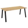 Stół masywny na metalowych nogach Kleo 185x90 dąb artisan