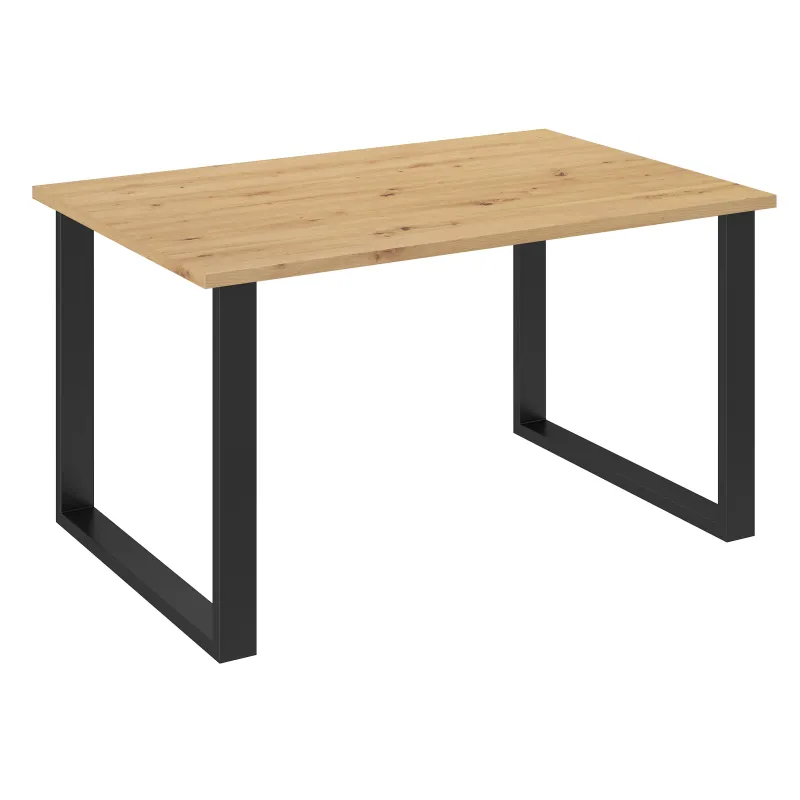 Stół masywny na metalowych nogach Imperial 138x90 dąb artisan