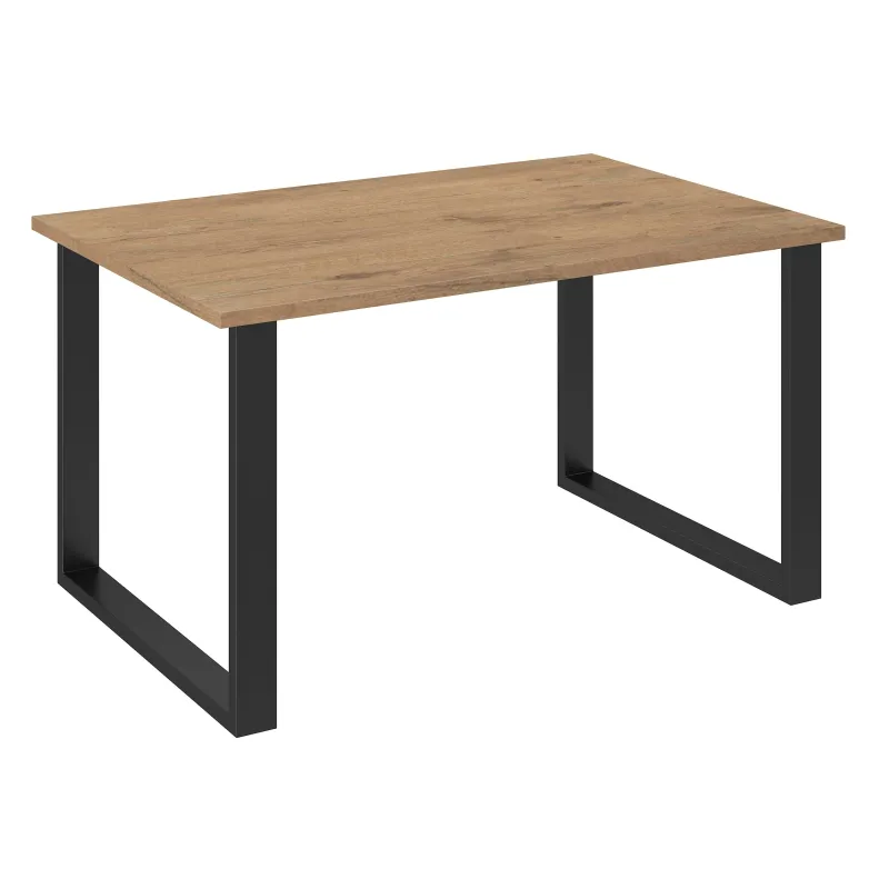 Stół masywny na metalowych nogach Imperial 138x90 dąb lancelot
